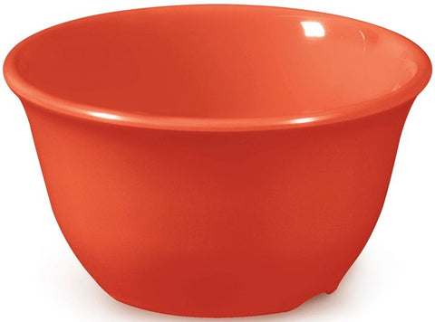 GET Enterprises Diamond Mardi Gras Melamine Rio Orange Bowl, 7 Ounce -- 48 per case