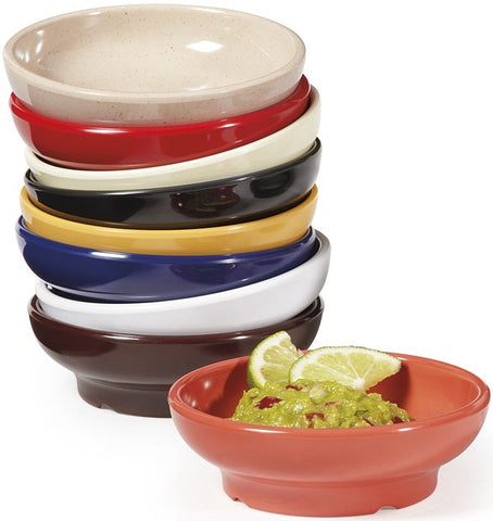 GET Enterprises Viva Mexico Melamine Rio Orange Salsa Dish, 5 Ounce -- 48 per case