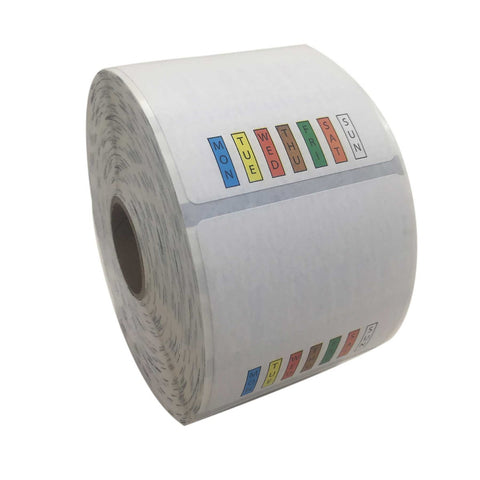 National Checking Date Code Genie Removable Color Label, 2 x 2 inch -- 4 per case.