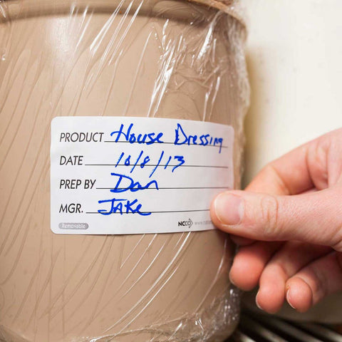 National Checking Company Dateit Product Removable Label, 2 x 4 inch -- 500 per case.