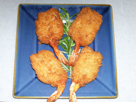 Ocean Cafe Hand Breaded Raw 16 20 Oriental Butterfly Cleantail Shrimp, 3 Pound -- 4 per case.