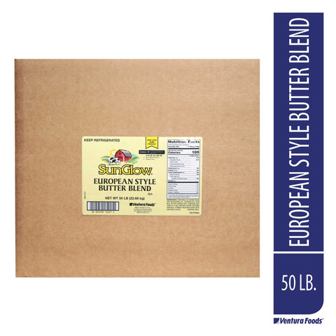 Sun Glow Euro Style Butter Blend Margarine, 50 Pound