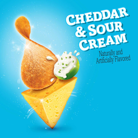 Kelloggs Pringles Cheddar and Sour Cream Potato Crisps, 5.5 Ounce -- 14 per case.