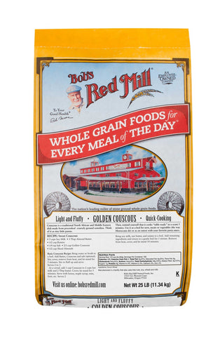 Bobs Red Mill Golden Couscous, 25 Pound.