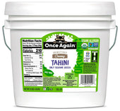 Once Again Organic Sesame Tahini, 9 Pound Tub