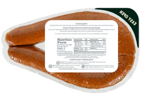 Hillshire Farm Turkey Smoked Sausage Rope, 13 Ounce -- 12 per case.