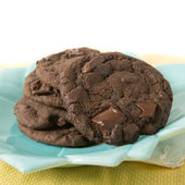 Davids Chocolate Chocolate Chip Cookie Dough, 0.5 Ounce -- 640 per case.
