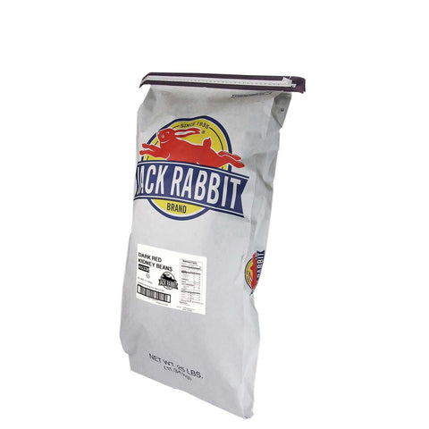 Jack Rabbit Dark Red Kidney Beans - 25 lb. package, 1 package per case