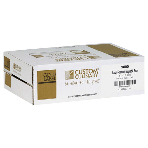 Custom Culinary Gold Label Savory Roasted Vegetable Base, 1 Pound -- 6 per case.