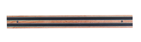 Tablecraft Wood Base Magnetic Bar Knife Holder, 18 inch.