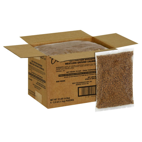 Boca Meatless Ground Crumbles, 2.5 pound -- 4 per case