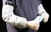 Cellucap Polycoated Polypropylene White Guard Sleeve, 18 inch -- 100 pair per case.