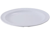 Winco Melamine White Round Plate, 10.25 inch Dia. -- 12 per case