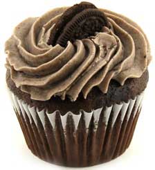 Sweet Sams Cookies and Creme Cupcake -- 12 per case