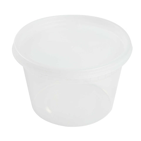 Royal Clear Polypropylene Deli Container, 16 Ounce -- 480 per case.