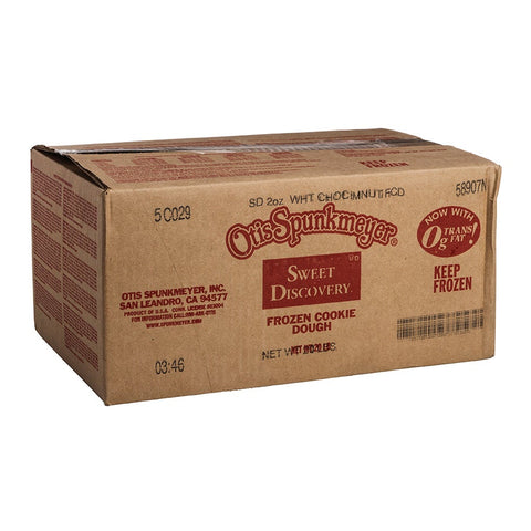 Otis Spunkmeyer Sweet Discovery White Chocolate Macadamia Nut Cookies, 2 Ounce -- 160 per case.