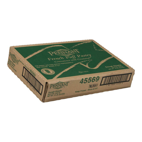 Pennant Foods Puff Pastry Dough Sheets, 12 Ounce -- 20 per case.
