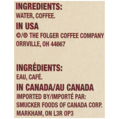 Folgers Dark Roast Coffee Liquid, 1.25 Liter -- 2 per case.