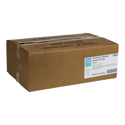 American Pride Seafoods Beer Battered Natural Haddock Fillets, 20 Pound.
