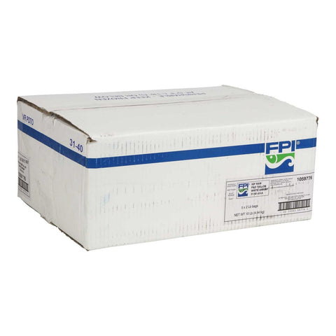 FPI IQF Peeled Raw Deveined Tail On White Shrimp, 2 Pound -- 5 per case.