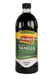 Durkee Double Strength Imitation Vanilla - 32 oz. bottle, 6 per case