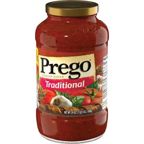 Prego Traditional Italian Pasta Sauce, 24 Ounce -- 12 per case