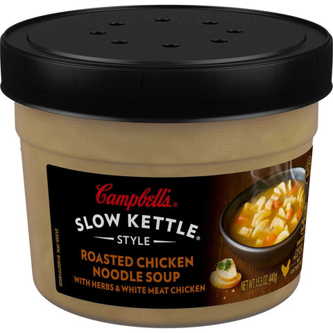 Campbells Roasted Chicken Noodle Soup, 15.5 Ounce -- 8 per case