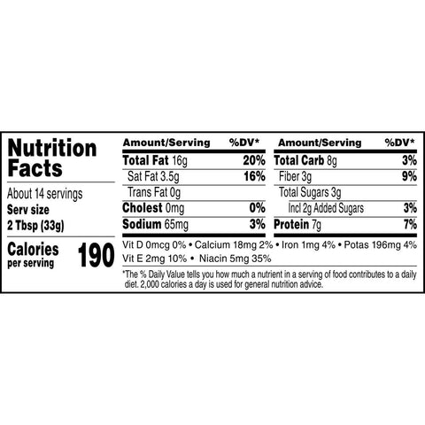Jif Natural Crunchy Peanut Butter, 16 Ounce -- 12 per case.