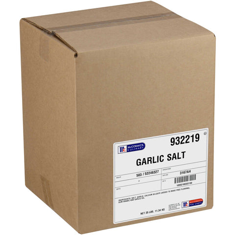 McCormick Culinary Garlic Salt, 25 lbs.