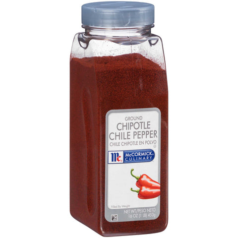 McCormick Culinary Ground Chipotle Chile Pepper, 16 oz. -- 6 per case
