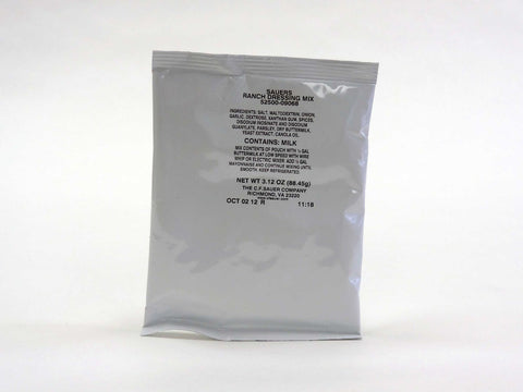 C.F. Sauer Foods Ranch Mix Dressing, 3.12 Ounce -- 38 per case.