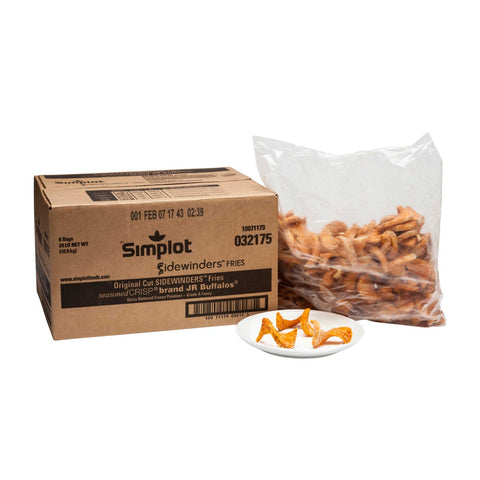Sidewinders Fries SeasonedCrisp Brand JR Buffalos, 4 pound -- 6 per case