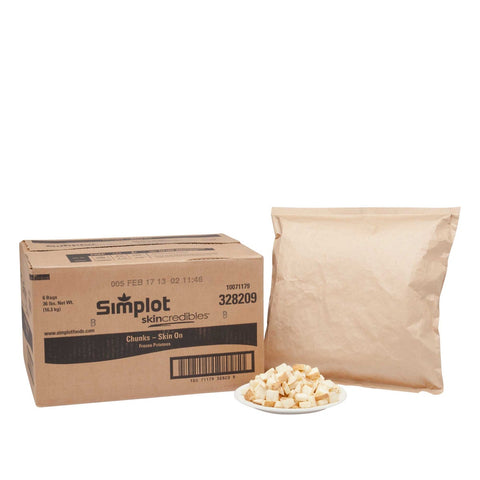 Simplot Skincredibles Chunks Hash BrownPotato, 6 Pound -- 6 per case.
