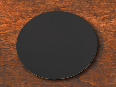 Hoffmaster Round Light Weight Black Coaster, 4 inch -- 500 per case.