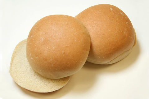 Rotellas White Hamburger Bun, 4.5 inch -- 48 per case.