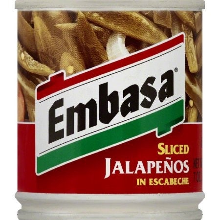 Embasa Sliced Jalapeno Pepper With Escabeche, 7 Ounce -- 12 Case