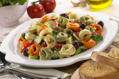 Rosina Food Tri Color Cheese Tortellini Pasta, 10 Pound.
