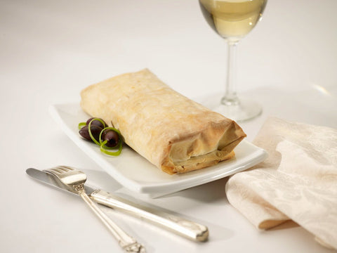 Kronos Frozen Spanakopita - Spinach and Feta Fillo Pie, 6 Ounce -- 36 per case.