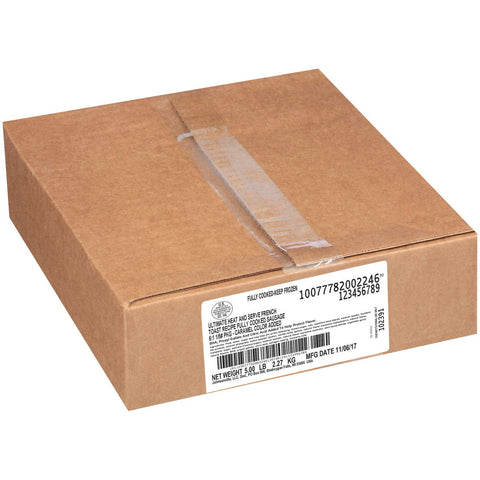 Johnsonville Ultimate Heat and Serve French Toast Sausage, 5 Pound.