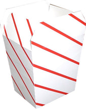 Dixie Red Stripe Medium Scoop Style Box, 2.125 x 2.375 x 4.375 inch -- 1000 per case.