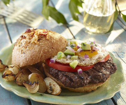 Double Red Provisions 4 1 75 25 Ground Beef Patties, 4 Ounce -- 60 per case.