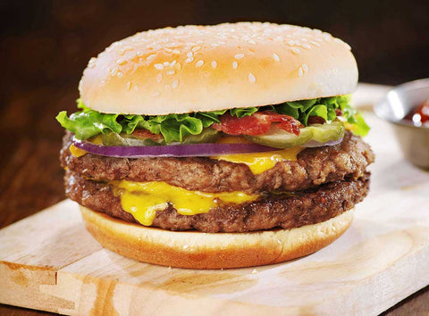 Double Red Provisions 75/25 Beef Patties, 5.33 Ounce -- 45 per case