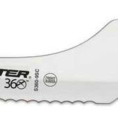 Dexter Russell Scalloped Green Handle Offset Slicer, 9 inch -- 6 per case