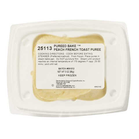 Hormel Healthlabs Cliffdale Farms Peach French Toast, 3 Ounce -- 24 per case.