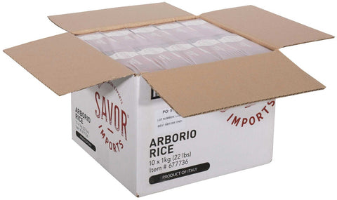 Savor Imports Arborio Rice, 1 Kilogram Box -- 10 per case