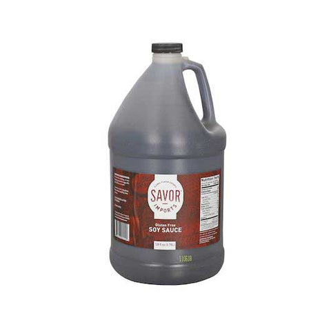 Savor Imports Gluten Free Soy Sauce, 1 Gallon -- 4 per case