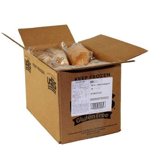 Udis Gluten Free Classic Individually Wrapped Hot Dog Bun, 2.4 Ounce -- 24 per case