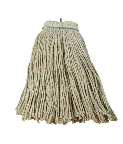 Impact Products Layflat White Regular Screw Type Cut End Cotton Wet Mop Head, 32 Ounce -- 12 per case.
