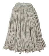 Impact Products Valumax White Regular Screw Type Cotton Cut End Wet Mop Head, 20 Ounce -- 12 per case.