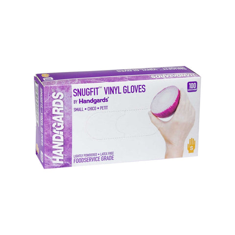 Handgards Disposable Small Powdered Vinyl Gloves, 10 Case --- 100 Each